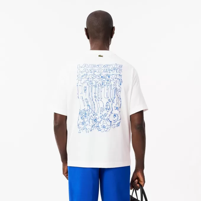 Loose Fit T-shirt med blomstertryk