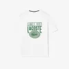 Loose Fit T-shirt med kraftig bomuldstryk