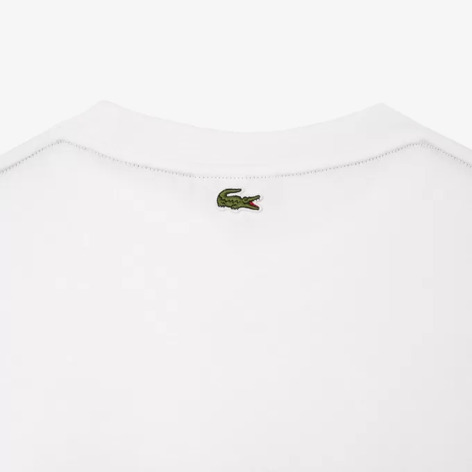 Loose Fit T-shirt med kraftig bomuldstryk