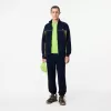 Loose Fit Zip-Up Piqué Sweatshirt