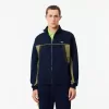 Loose Fit Zip-Up Piqué Sweatshirt