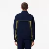 Loose Fit Zip-Up Piqué Sweatshirt