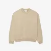 Loose Fit fleece sweatshirt med vaskeeffekt