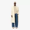 Loose Fit fleece sweatshirt med vaskeeffekt
