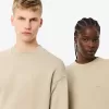 Loose Fit fleece sweatshirt med vaskeeffekt