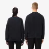 Loose Fit fleece sweatshirt med vaskeeffekt