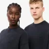 Loose Fit fleece sweatshirt med vaskeeffekt