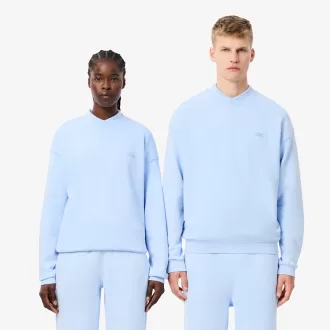 Loose Fit fleece sweatshirt med vaskeeffekt