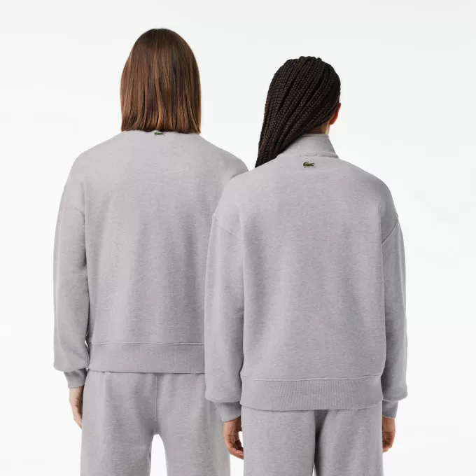 Loose Fit højhalset fleece sweater