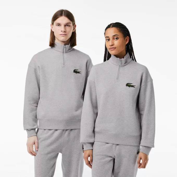 Loose Fit højhalset fleece sweater