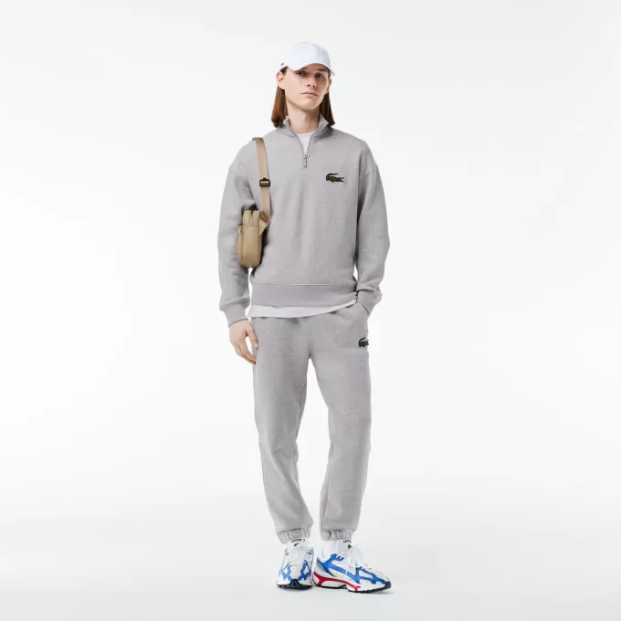 Loose Fit højhalset fleece sweater