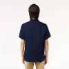 Mænd S Lacoste kortærmet linnedskjorte