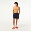 Mænds Lacoste Genbrugspolyamid Colourblock Badebukser