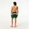 Mænds Lacoste Genbrugspolyamid Colourblock Badebukser