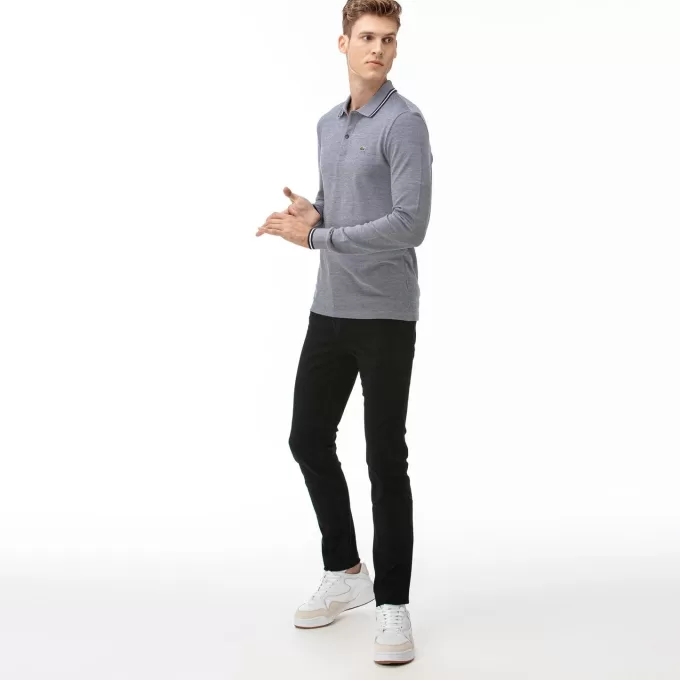 Mænds Slim Fit Stretch Denim 5-lomme jeans