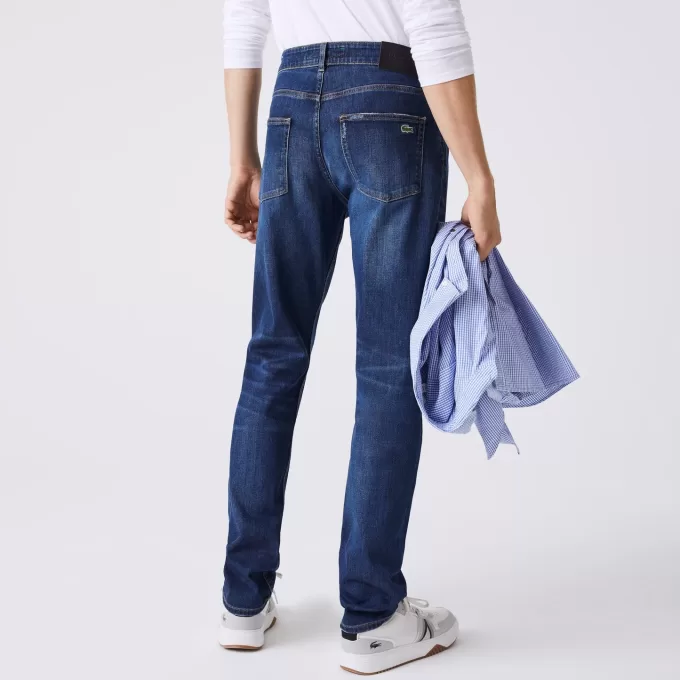 Mænds Slim Fit Stretch Denim Jeans i bomuld