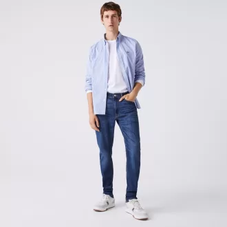 Mænds Slim Fit Stretch Denim Jeans i bomuld