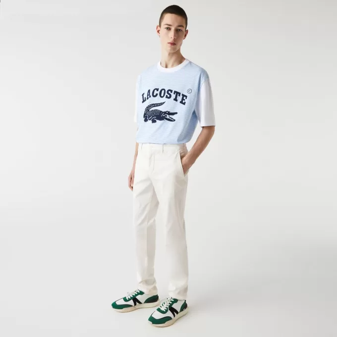 Mænds nye klassiske Slim Fit Stretch Bomuldsbukser