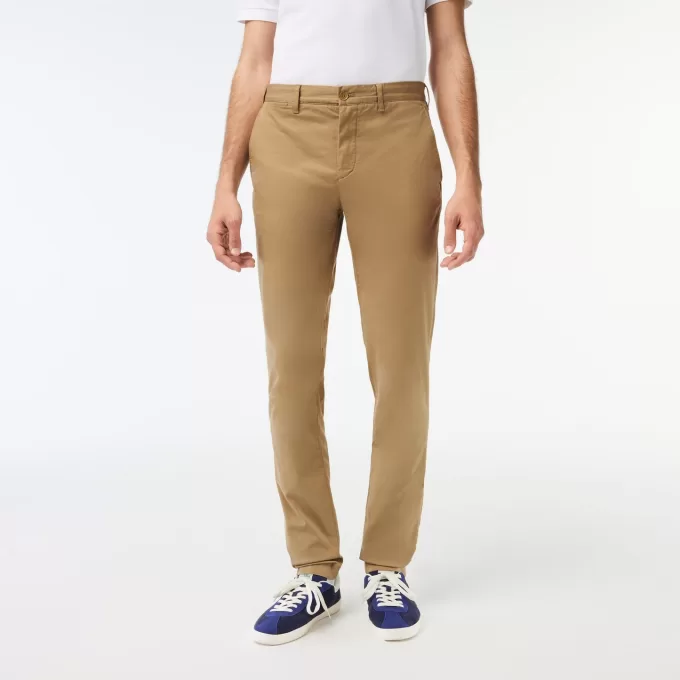 Mænds nye klassiske Slim Fit Stretch Bomuldsbukser