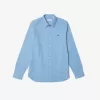 Mænds slim fit Chambray-skjorte i bomuld
