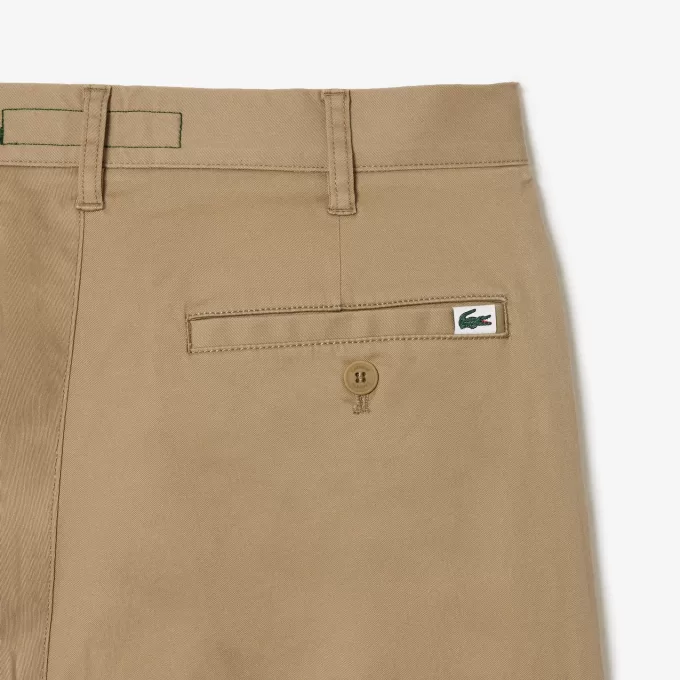 Mænds stretch bomuld tilspidsede chinos