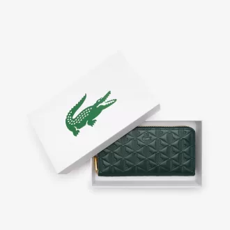Maheki lynlås præget læder Billfold
