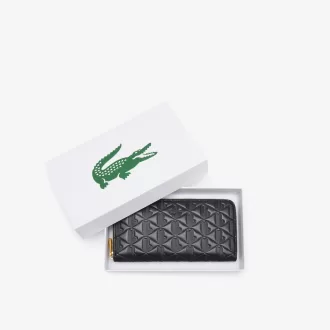 Maheki lynlås præget læder Billfold