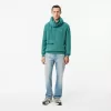 Merceriseret kartet uld sweater med rund hals