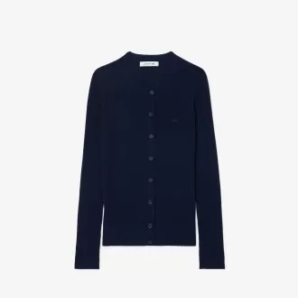Merino uld 3D strik cardigan