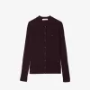 Merino uld 3D strik cardigan