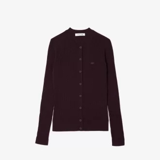 Merino uld 3D strik cardigan