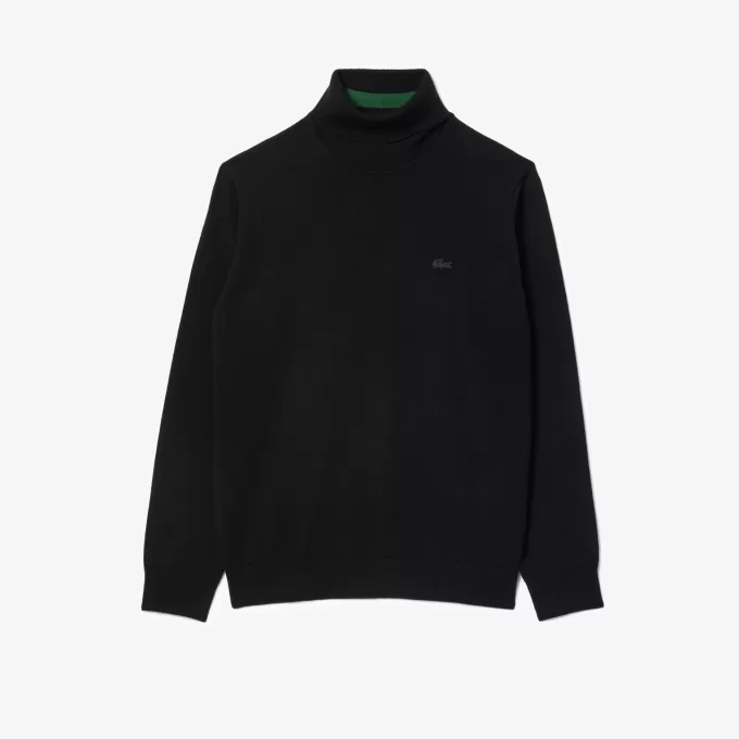 Merino uld sweater med rullehals