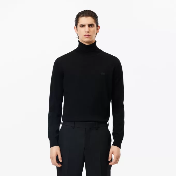 Merino uld sweater med rullehals