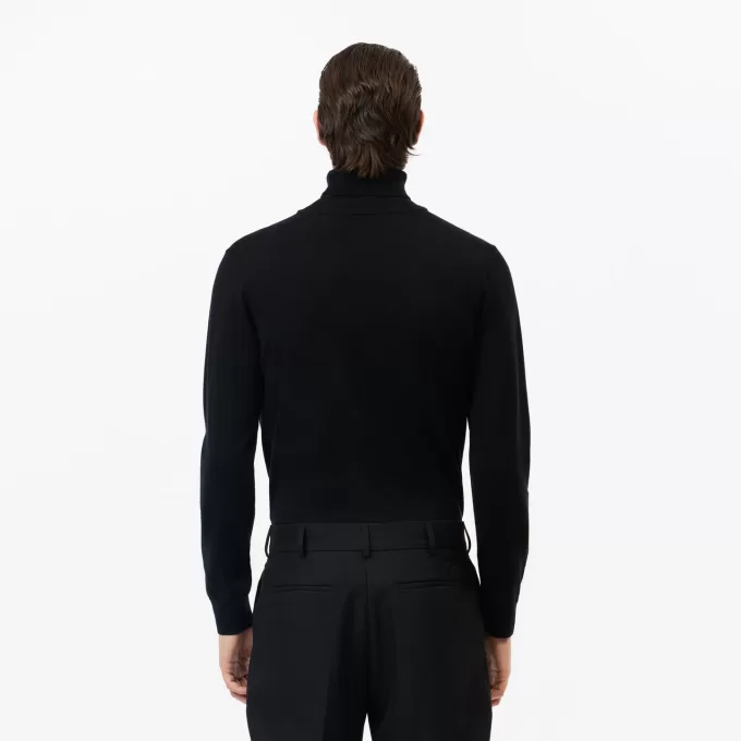 Merino uld sweater med rullehals