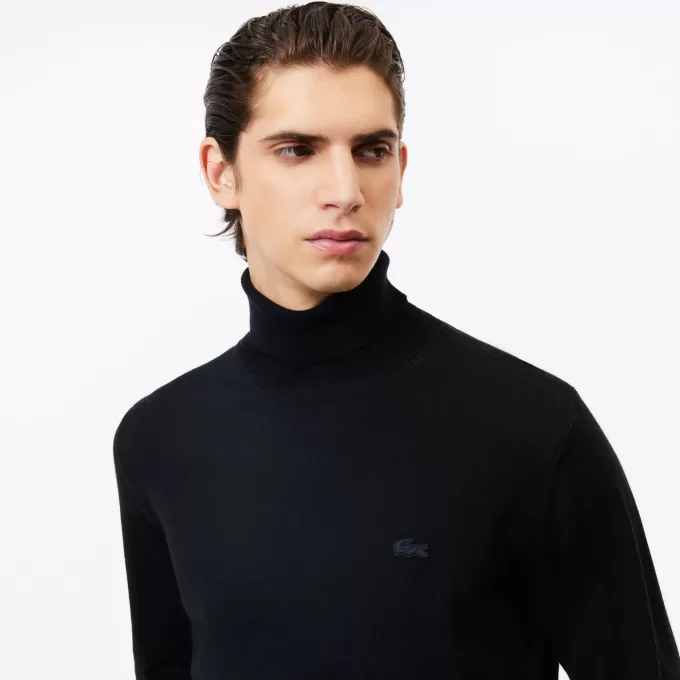 Merino uld sweater med rullehals