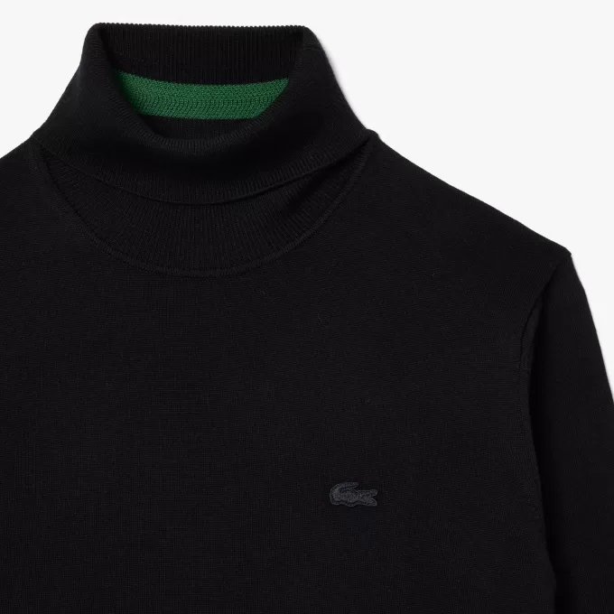 Merino uld sweater med rullehals