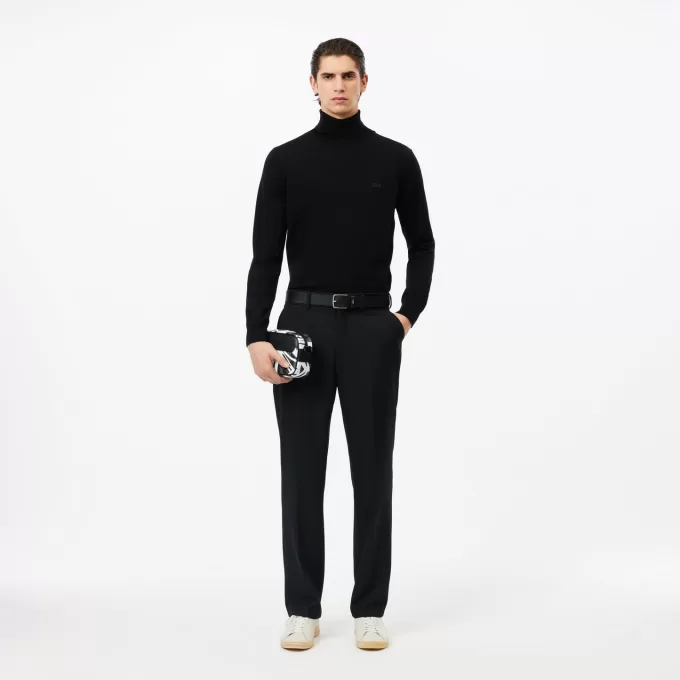 Merino uld sweater med rullehals
