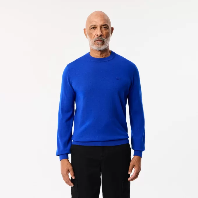 Merino uld sweater med rund hals