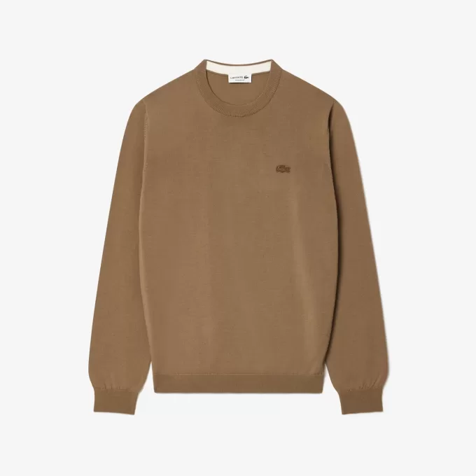 Merino uld sweater med rund hals