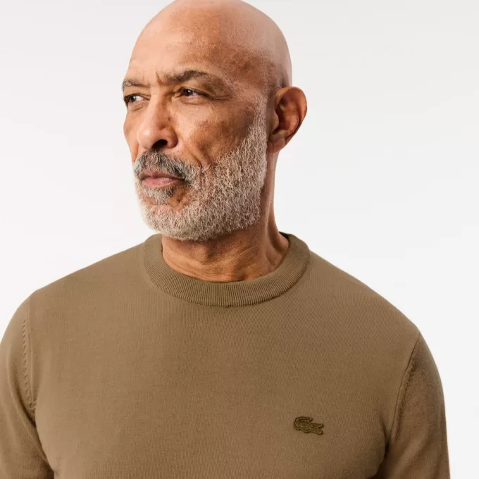 Merino uld sweater med rund hals