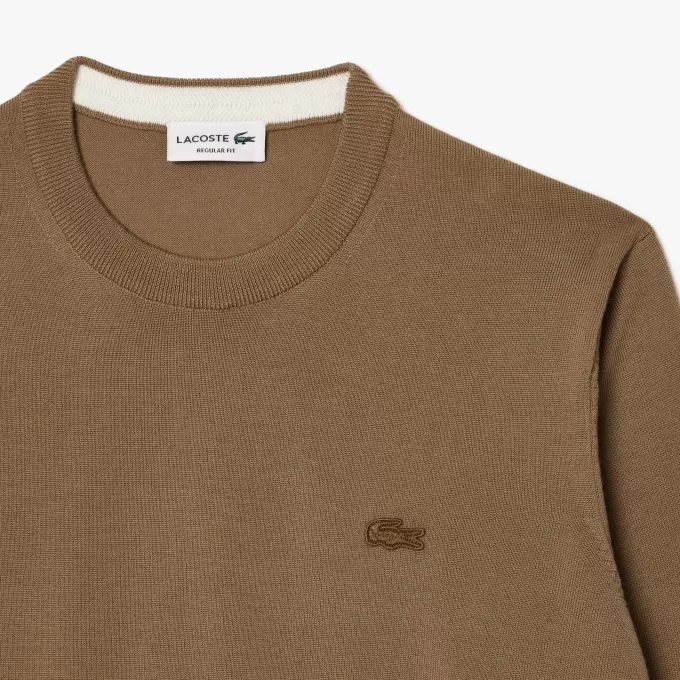 Merino uld sweater med rund hals