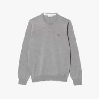 Merino uld sweater med rund hals