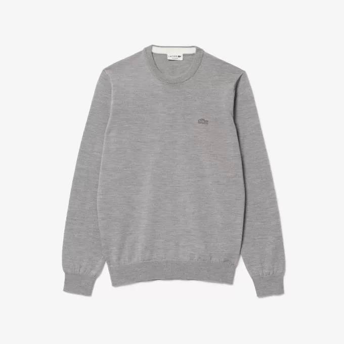 Merino uld sweater med rund hals