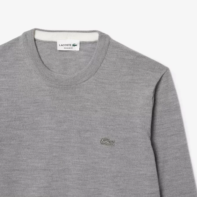 Merino uld sweater med rund hals