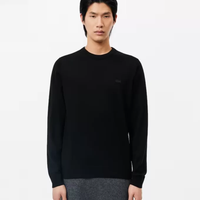 Merino uld sweater med rund hals