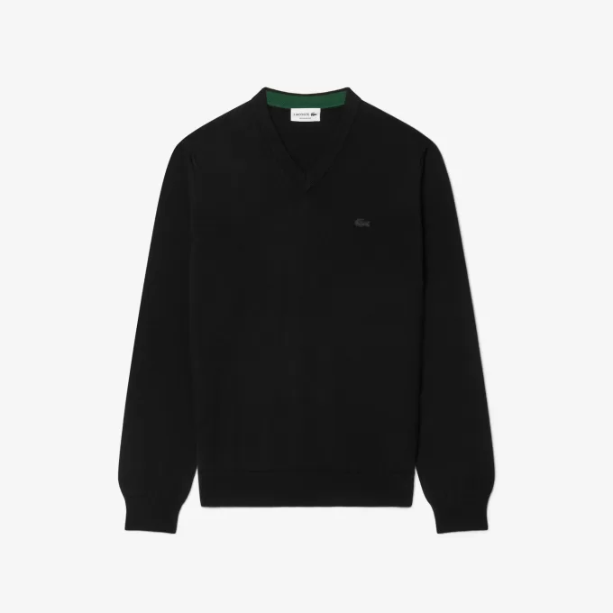 Merinould Monokrom V-hals sweater
