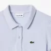 Mini piké-poloshirt med scalloped krave