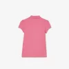 Mini piké-poloshirt med scalloped krave