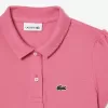 Mini piké-poloshirt med scalloped krave