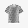 Monogram T-shirt i bomuld